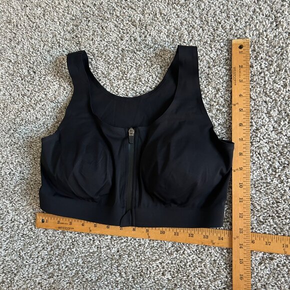 Zyia Zip front Sports Bra Sz L - Picture 7 of 8